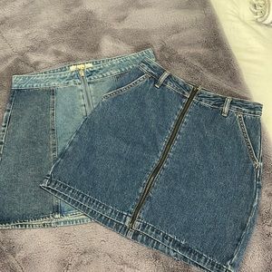 DENIM SKIRTS by PACSUN AND HOLLISTER BUNDLE